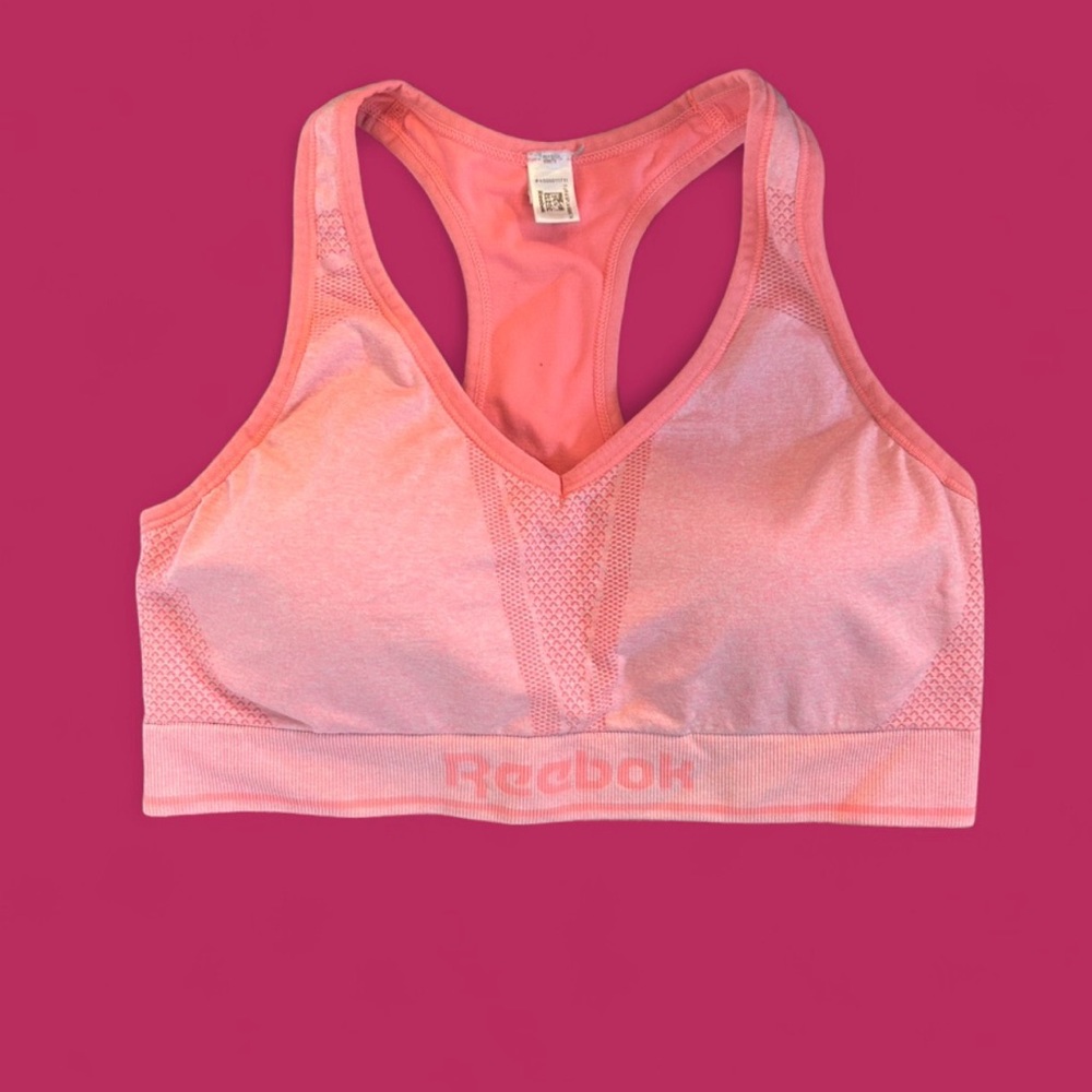 Reebok Women's Pink Sports Bra